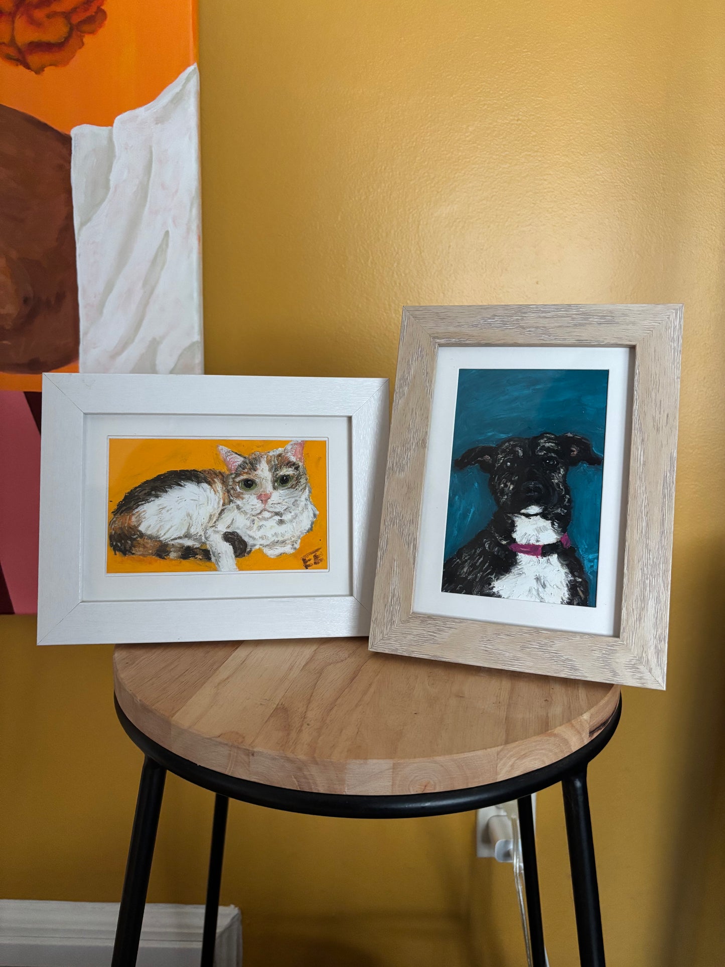 Custom Oil Pastel Pet Portrait