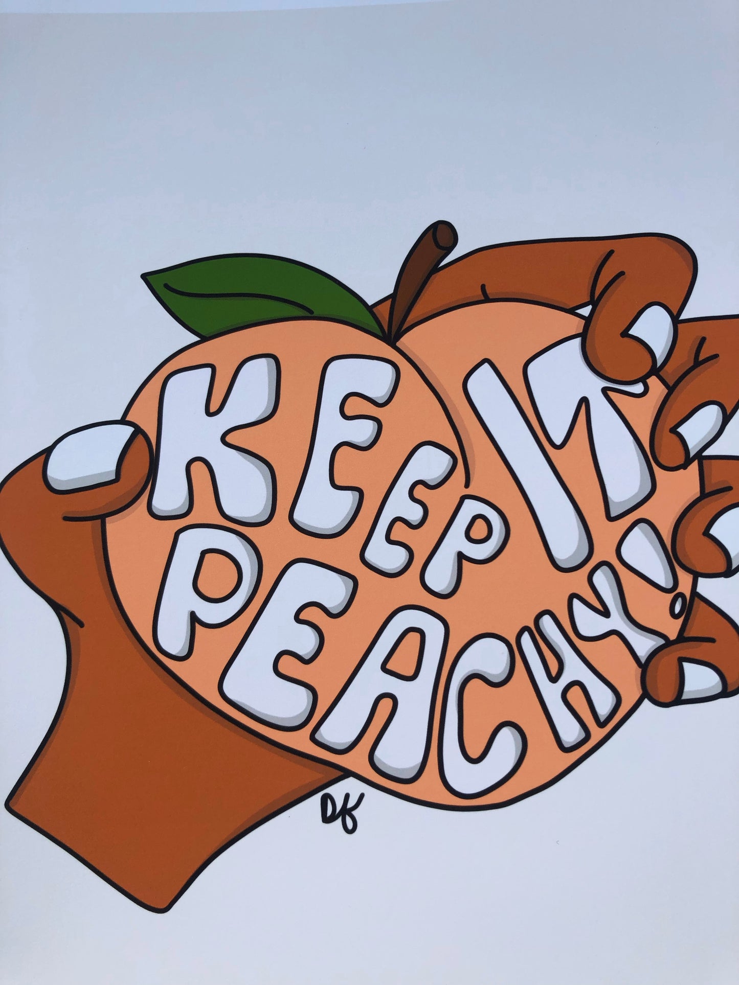 Keep It Peachy Print