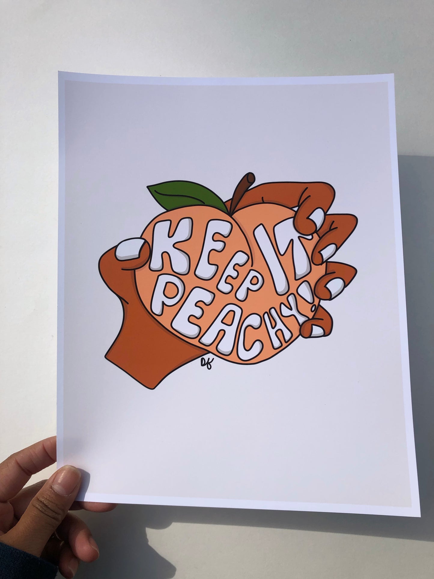 Keep It Peachy Print