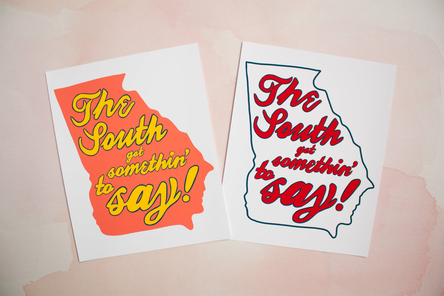 "The South Got Somethin' to Say" Print- Pink
