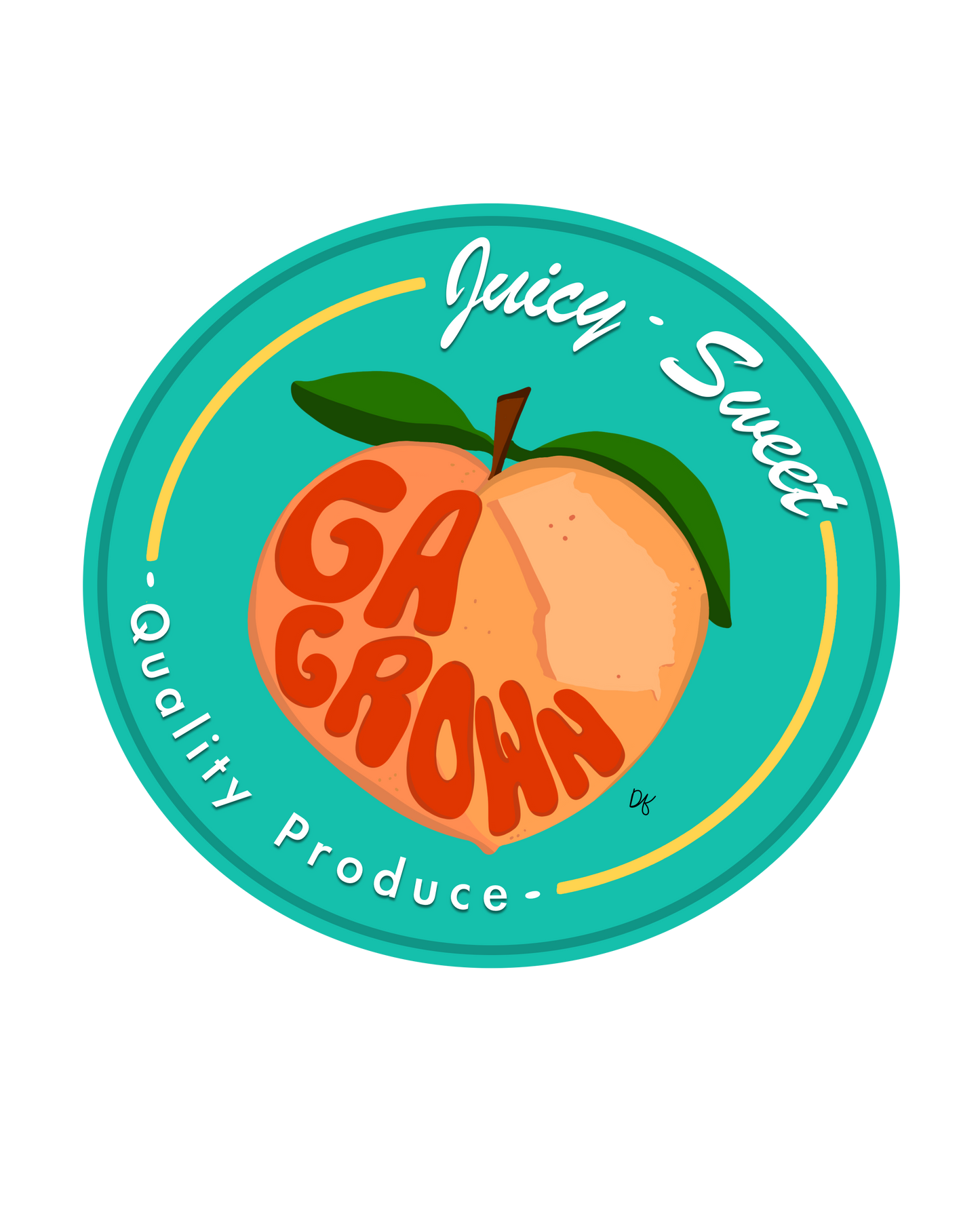 GA Grown sticker