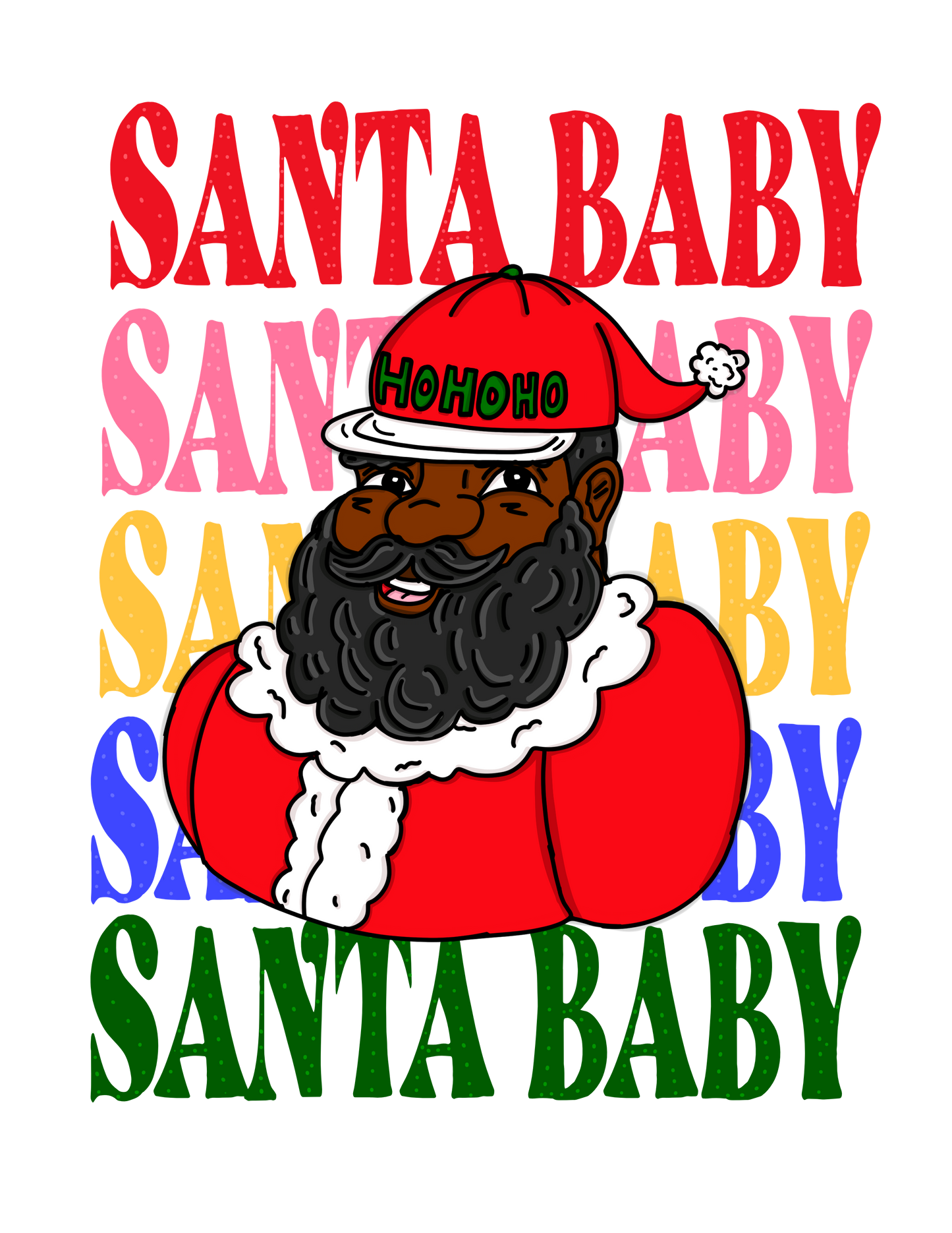 Santa Baby Greeting Card