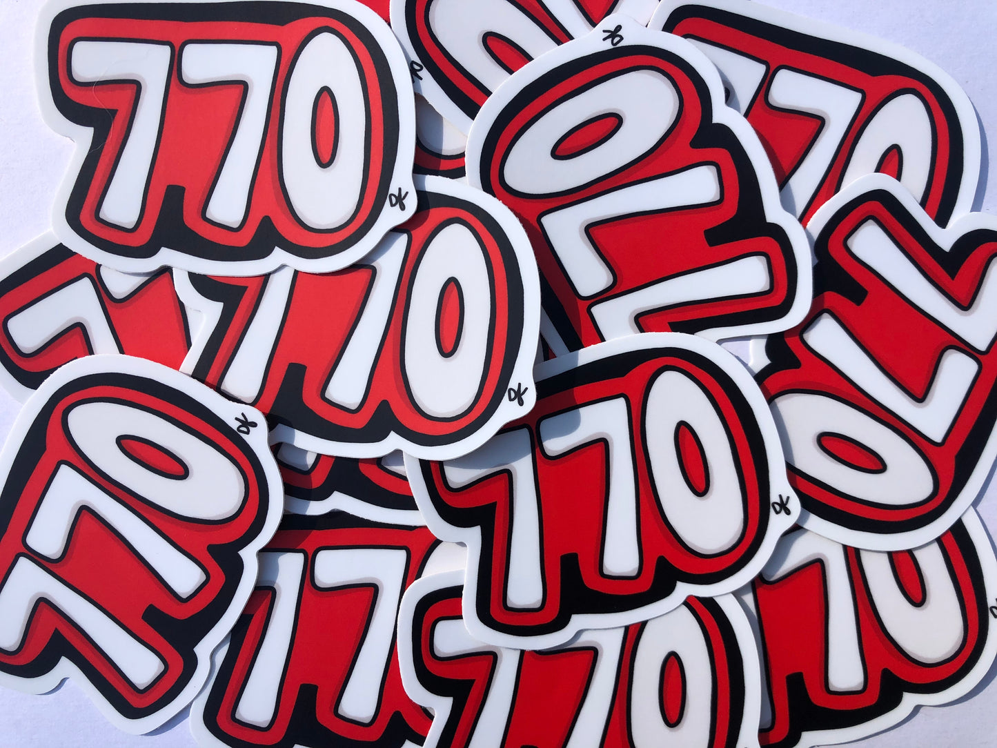 *NEW* 770 Atlanta Area Code Sticker