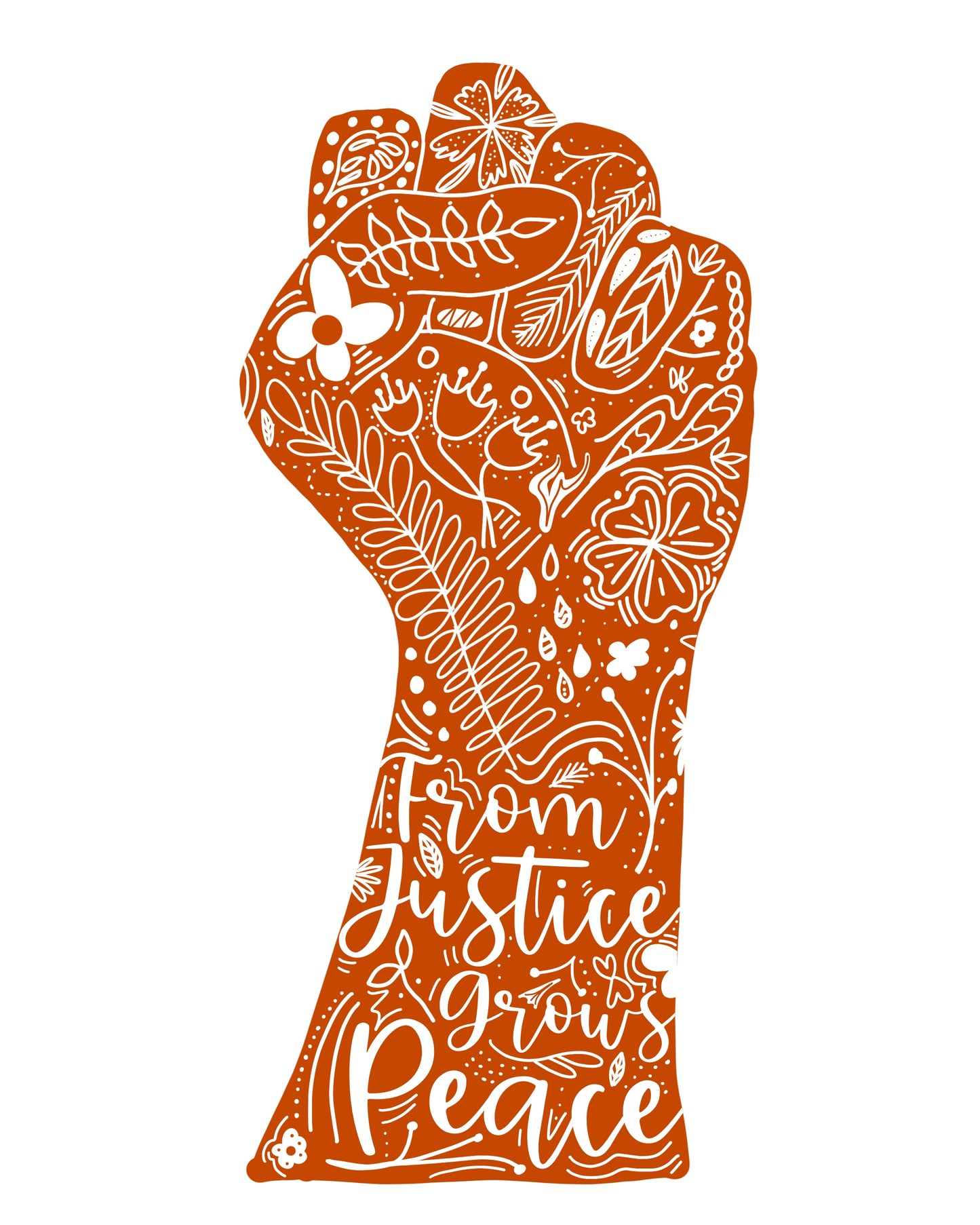 From Justice Grows Peace Print