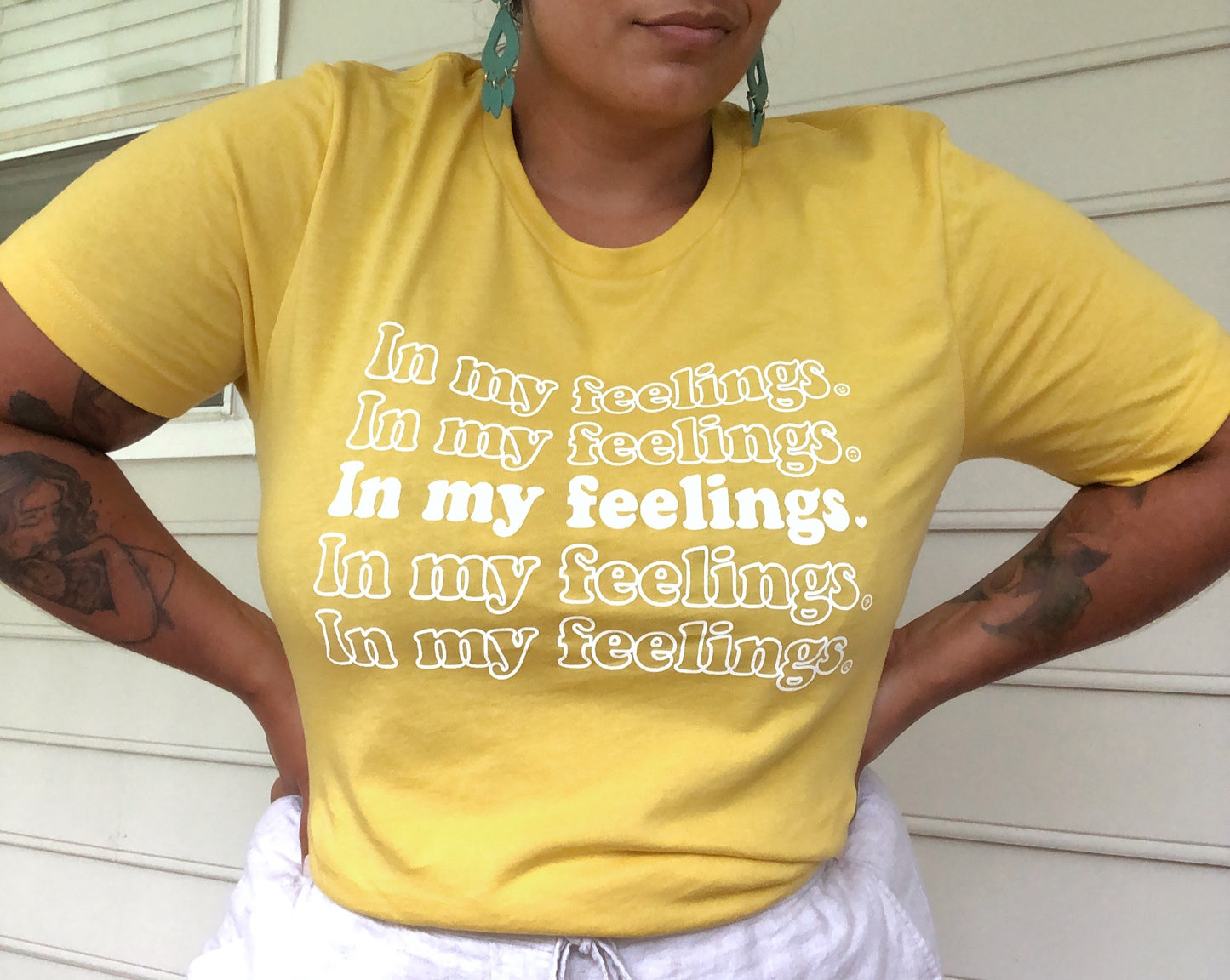 In My Feelings Shirt - Maize Yellow