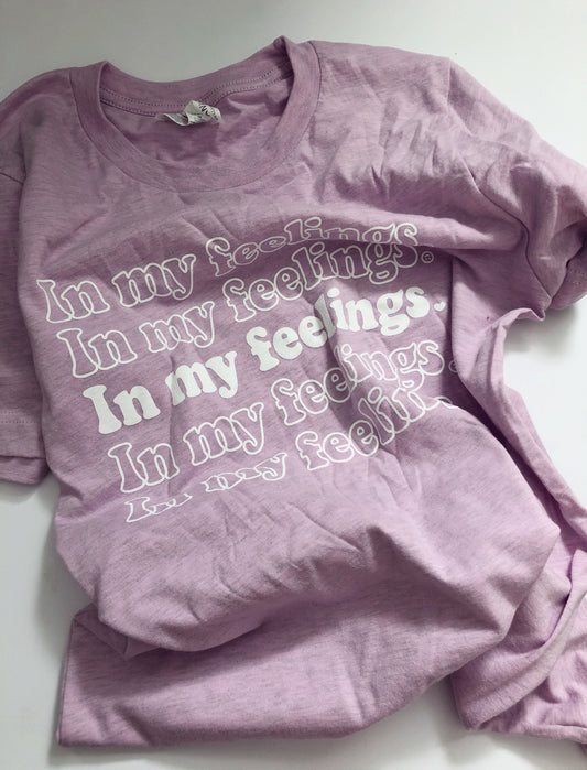 In My Feelings Shirt - Heather Prism Lilac