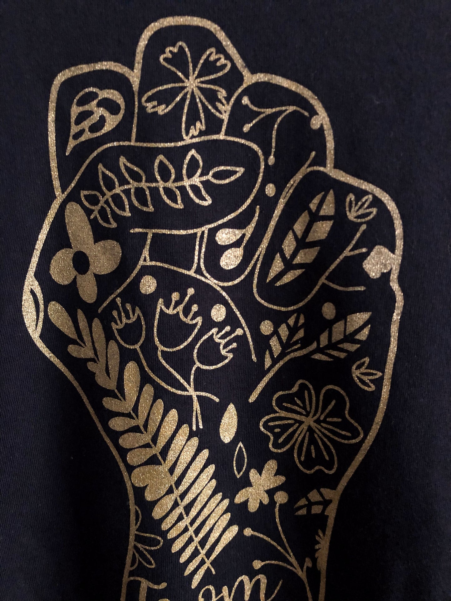 From Justice Grows Peace Black T-Shirt