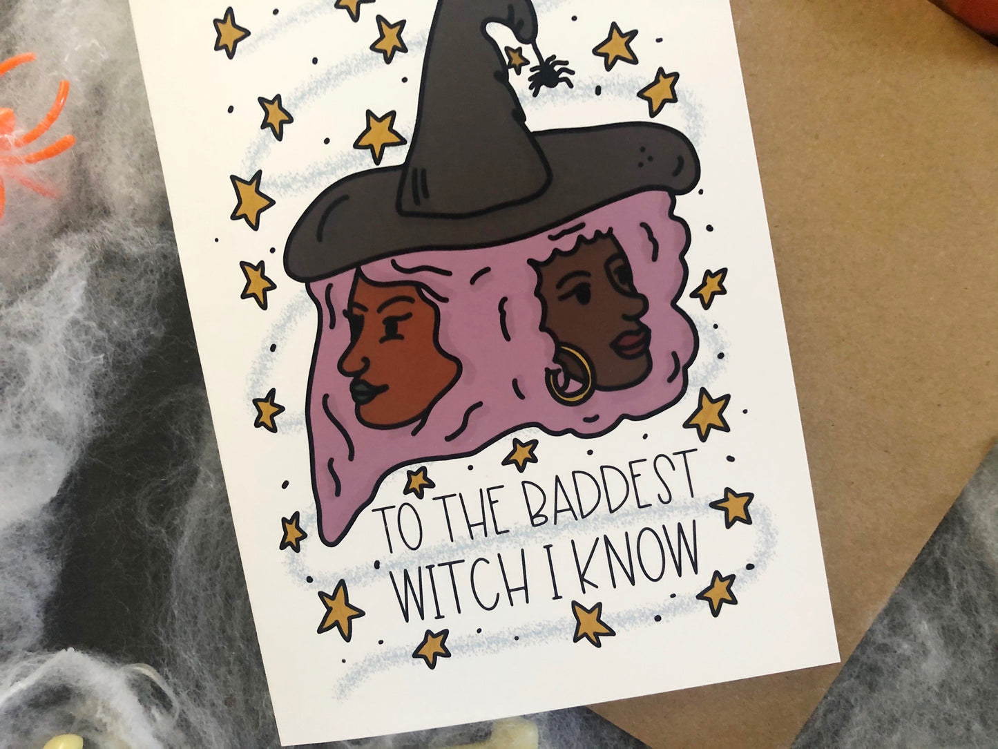 To The Baddest Witch I Know Greeting Card