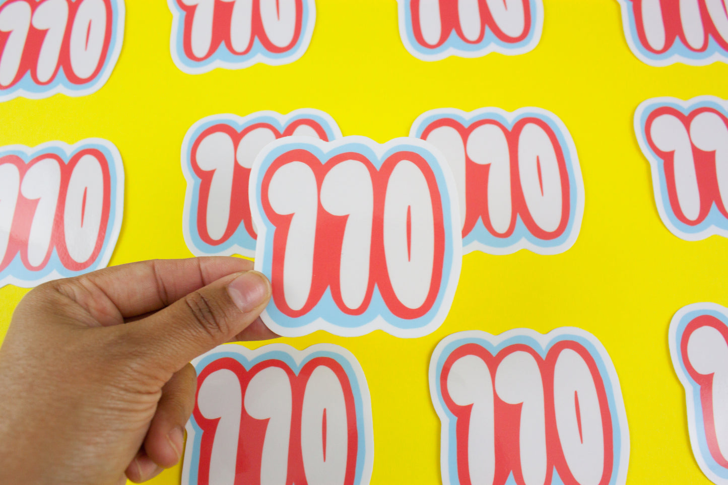 770 Atlanta Area Code Sticker